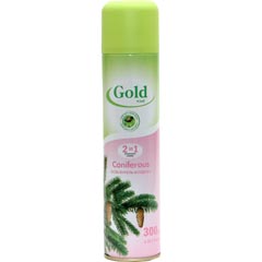 Освежитель воздуха "GOLD WIND" хвойный 300 мл.(12)