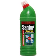 Чистящее средство "SANFOR UNIVERSAL" 10 в 1 санитарно - гигиеническое морской бриз 1000 мл.(10)