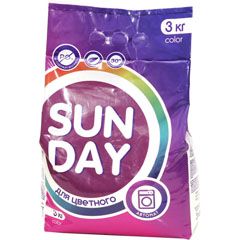 Стиральный порошок "SUNDAY" автомат для цветного 3 кг.(5)