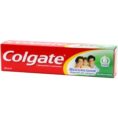 Зубная паста "COLGATE" защита от кариеса двойная мята 100 мл./скидки не действуют/(48)