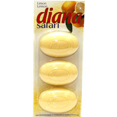 Мыло туалетное "DIANA SAFARI" lemon/лимон 3x115 345 гр.(20)