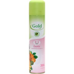 Освежитель воздуха "GOLD WIND" экзотик 300 мл.(12)