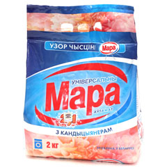 Стиральный порошок "МАРА" автомат 2 в 1 универсальный с кондиционером 2 кг.(7)