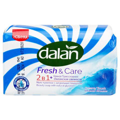 Мыло туалетное "DALAN FRESH & CARE" океанский бриз 90 гр./скидки не действуют/(72)