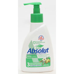 Мыло жидкое "ABSOLUT NATURE FITOGUARD" антибактериальное белый чай и масло оливы с диспенсером 250 гр.(15)