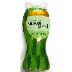 Гель для душа "KRASOTA NAKED" aloe vera 400 мл.(6)
