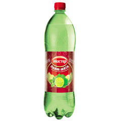 Напиток "МАСТЕР. ЛАЙМ-МЯТА" газированный безалкогольный 1,5 л.(6)