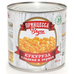 Кукуруза сладкая "ПРИНЦЕССА ВКУСА" ж/б 425 мл.(24)