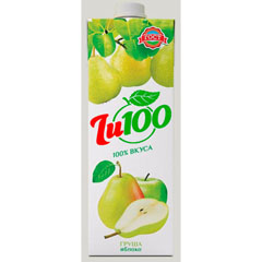 Нектар "ZU100" Грушево-Яблочный тетра-пак 1 л.(12)