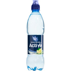 Минеральная вода "МАЛАХОВСКАЯ ACTIVE" негазированная со вкусом лайм-мята (спорт) 0,5 л.(12)