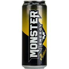 Напиток энергетический "MONSTER  ENERGY ЖЕЛТЫЙ" active безалкогольный газированный банка 0,45 л.(12)