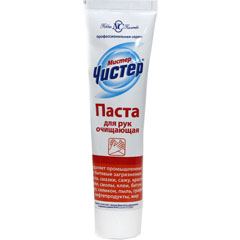 Паста для рук "МИСТЕР ЧИСТЕР" очищающая 100 мл.(32)