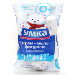 Мыло туалетное "УМКА" классическое детское фигурное машинка 60 гр./скидки не действуют/(40)