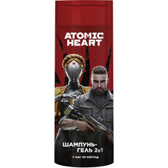 Шампунь "ATOMIC HEART MEN" гель 2 в 1 освежающий/"у нас 30 секунд" 400 мл./скидки не действуют/(6)