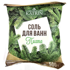 Соль для ванн "LARA" пихта пакет 500 гр.(30)