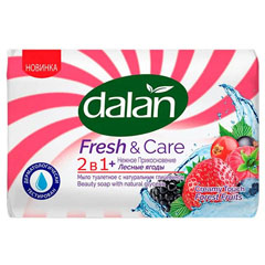 Мыло туалетное "DALAN FRESH & CARE" лесные ягоды 90 гр./скидки не действуют/(72)