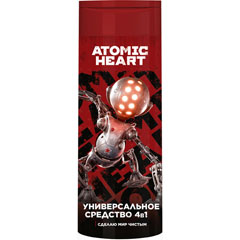 Гель для душа "ATOMIC HEART MEN" универсальное средство 4 в 1/"сделаю мир чистым" 400 мл./скидки не действуют/(6)