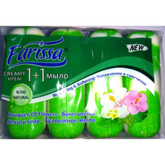 Мыло туалетное "FARISSA" bouquet of flowers/букет цветов 4*90 гр./скидки не действуют/(24)