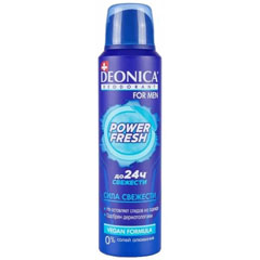 Дезодорант спрей антиперспирант "DEONICA" for men power fresh 150 мл /11-469/.(6)