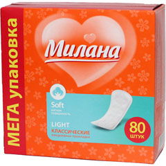Прокладки "МИЛАНА" ежедневные Light 80 шт./скидки не действуют/(24)