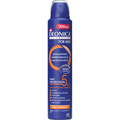 Дезодорант спрей антиперспирант "DEONICA" for men 5 protection 200 мл./11-438(6)