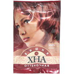 Хна для волос "ХНА ОТТЕНОЧНАЯ" вишня 25 гр./скидки не действуют/(25)