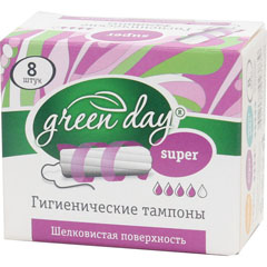Тампоны "GREEN DAY" super 8 шт.(30)