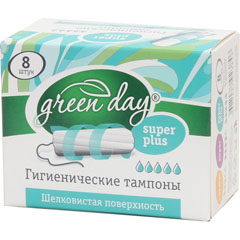 Тампоны "GREEN DAY" super plus 8 шт.(36)