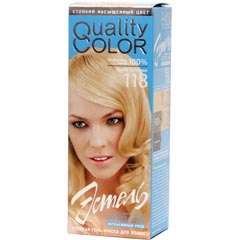 Краска-гель для волос "ESTEL QUALITY COLOR. ЦВЕТЕЛЬ" 118 яркий блондин 1 шт.(20)