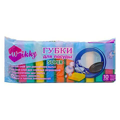 Губка для посуды "LARA WIKKY" супер 10 шт.(30)