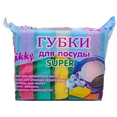 Губка для посуды "LARA WIKKY" супер 5 шт.(30)