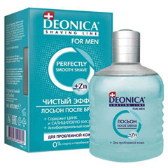 Лосьон после бритья "DEONICA FOR MEN" чистый эффект 90 мл /11-420/.(6)