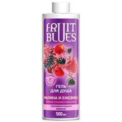 Гель для душа "FRUIT BLUES" малина и ежевика 500 мл./38-002/(6)