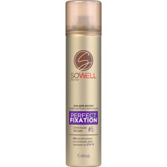 Лак для волос "SoWELL" perfect fixation совершенная фиксация сверхсильной фиксации 5 300 мл./20-269/(12)