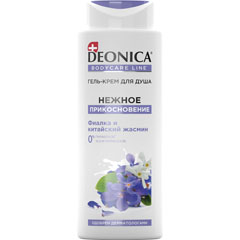 Гель для душа "DEONICA" крем нежное прикосновение 250 мл, /11-419/.(6)