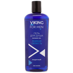Гель для душа "VIKING" защитный blue ice 300 мл.(12)