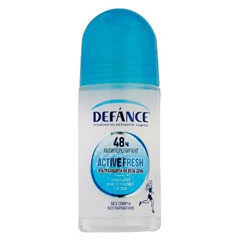 Дезодорант ролик антиперсперант "DEFANCE" active fresh ультразащита на весь день женский 50 мл.(30)