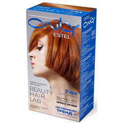 Краска-гель для волос "ESTEL ONLY" 7/44 русый медный интенсивный 1 шт.(10)