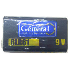 Элемент питания "GENERAL" 6LR61 9V крона 1 шт./скидки не действуют/(10)