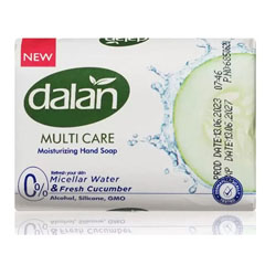 Мыло туалетное "DALAN MULTI-CARE" мицеллярная вода и огурец 90 гр./скидки не действуют/(72)