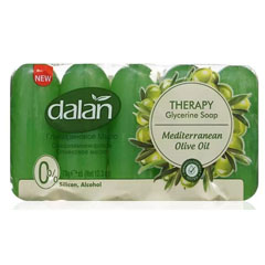 Мыло туалетное "DALAN THERAPY" глицериновое средиземноморское оливковое масло 5*70 350 гр.(24)