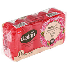 Мыло туалетное "DALAN THERAPY" глицериновое британская роза 5*70 350 гр.(24)