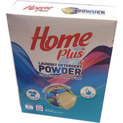 Стиральный порошок "HOME PLUS" автомат для цветного 450 гр.(24)