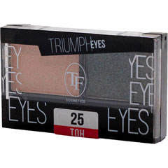 Тени для век "TF EYES" CTE - 33 тон 25 песочный и серо - коричневый 1 шт.(12)