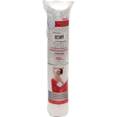 Подушечки косметические "SOFI" с тиснением 150 шт.(35)