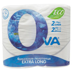 Полотенце "OVA" 2-х слойное 2 шт./скидки не действуют/(24)