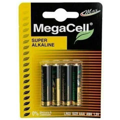 Элемент питания "MEGACELL" R03 AAA (1.5 Вт) 4 шт./скидки не действуют/(600)