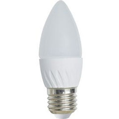 Лампа светодиодная "ECOLA" свеча LED 5W 220V Е27 4000K 1 шт.(1)